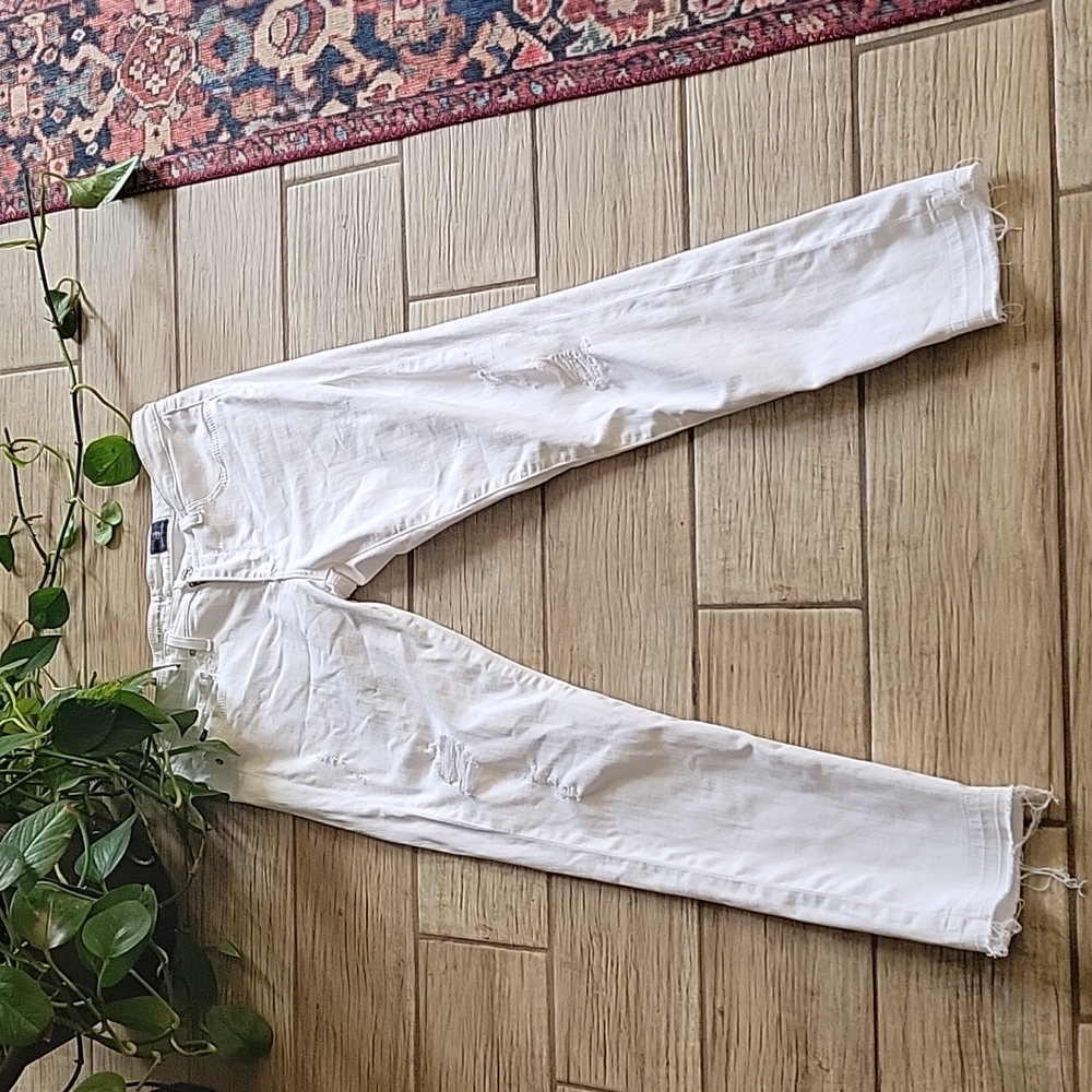 Adriano Goldschmied Distressed "The Legging Ankle"